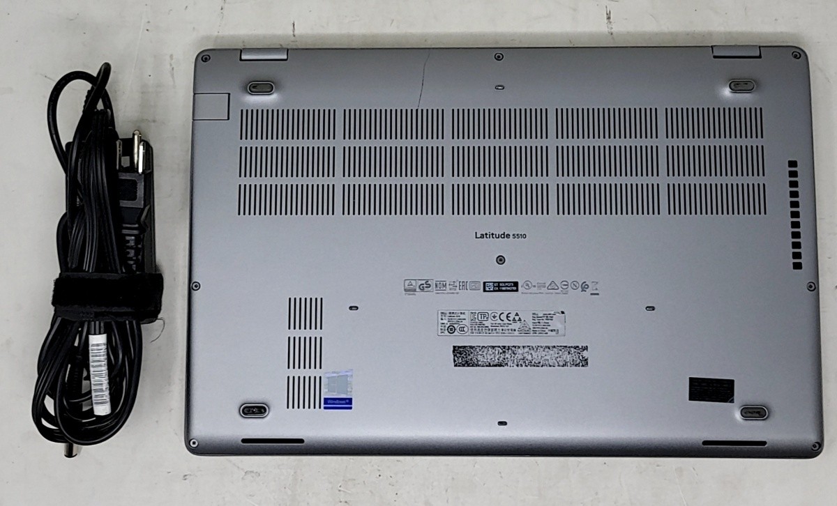DELL LATITUDE 5510 Laptop Intel Core I5-10210U 8GB 256GB SEE NOTES