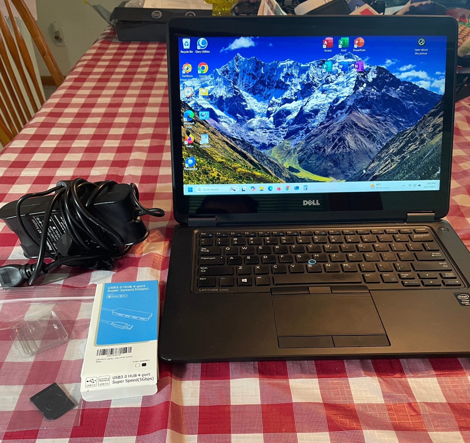Dell E7450 14″ Laptop i5-TOUCH 16GB/1tb+256gb+1tb/Win11 Pro 24H2+Office 2019-3