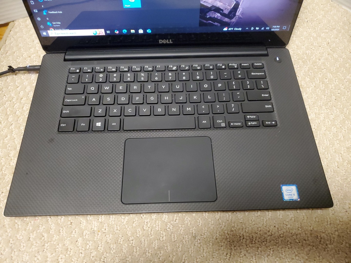 Dell XPS 15 9550 i5-6300HQ 2.30GHz 8GB RAM 1TB Touchscreen Win 10 PRO.