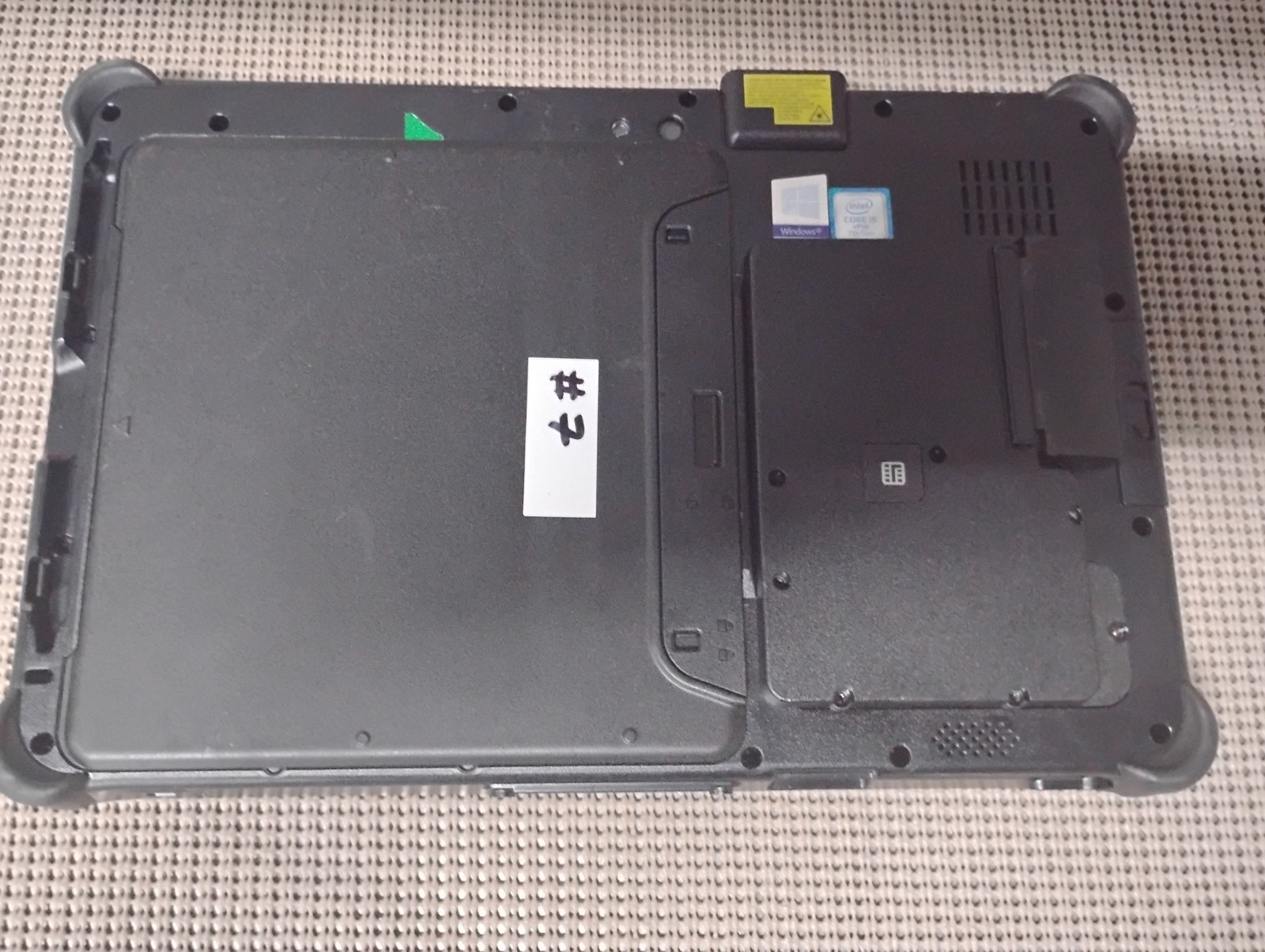 GETAC F110 INTEL CORE I5 7TH GEN 8GB RAM NO HD/BATTERY OR POWER CORD PARTS ONLY
