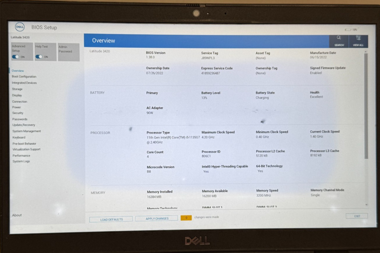 Dell Latitude 3420 14″ (i5-1135G7 2.40GHz – 16GB RAM – 256GB SSD – Win11Home)