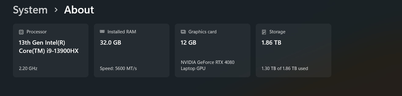 Lenovo Legion Pro 7i | i9-13900HX | RTX 4080 | 32GB RAM | 2TB SSD | Gaming Beast