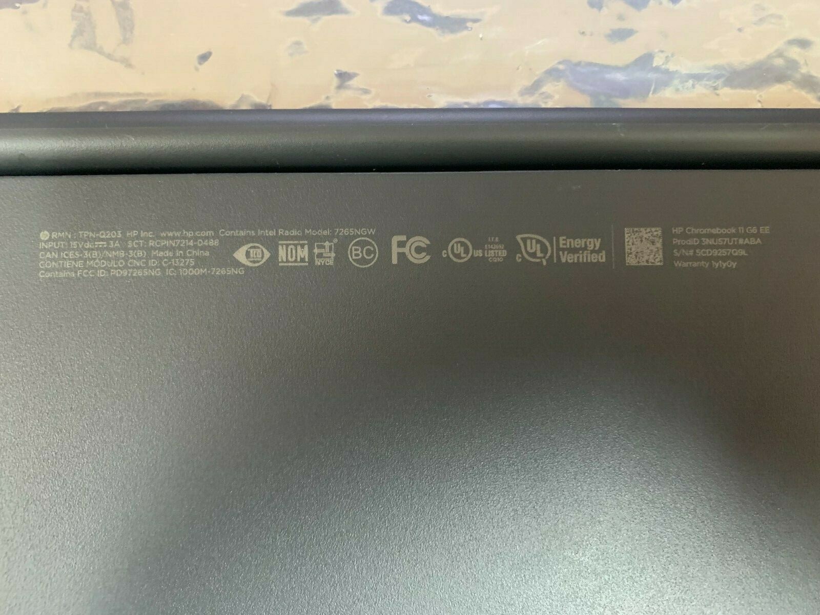 HP Chromebook 7265NGW 11.6″ – Celeron N3060 1.6GHz – 4GB RAM 12GB SSD- Chrome OS