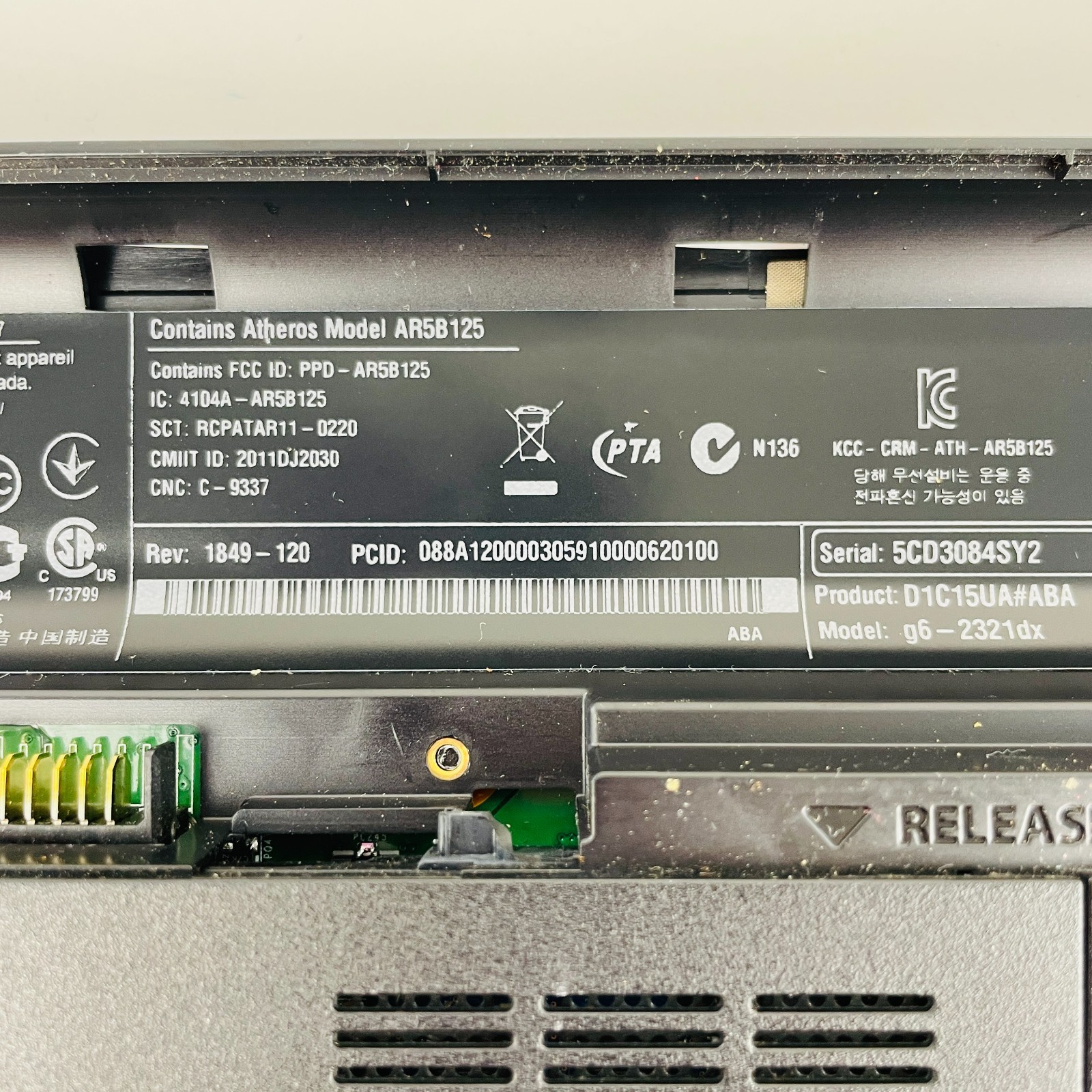 2 HP Laptops For Parts Pavilion g6-2321dx, 255 G6 3168NGW No Chargers Not Tested