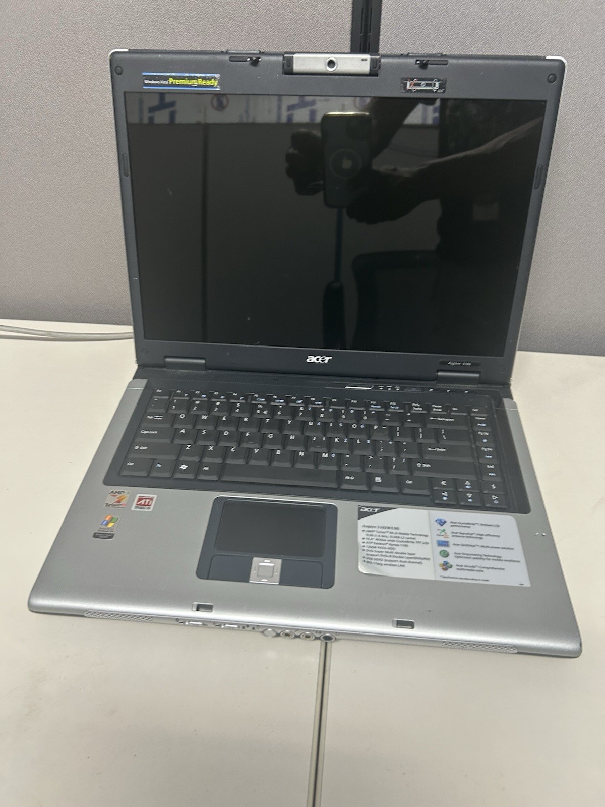 15.4″ Acer Aspire 5100 (Turion 64/1.6 GHz/1 GB RAM