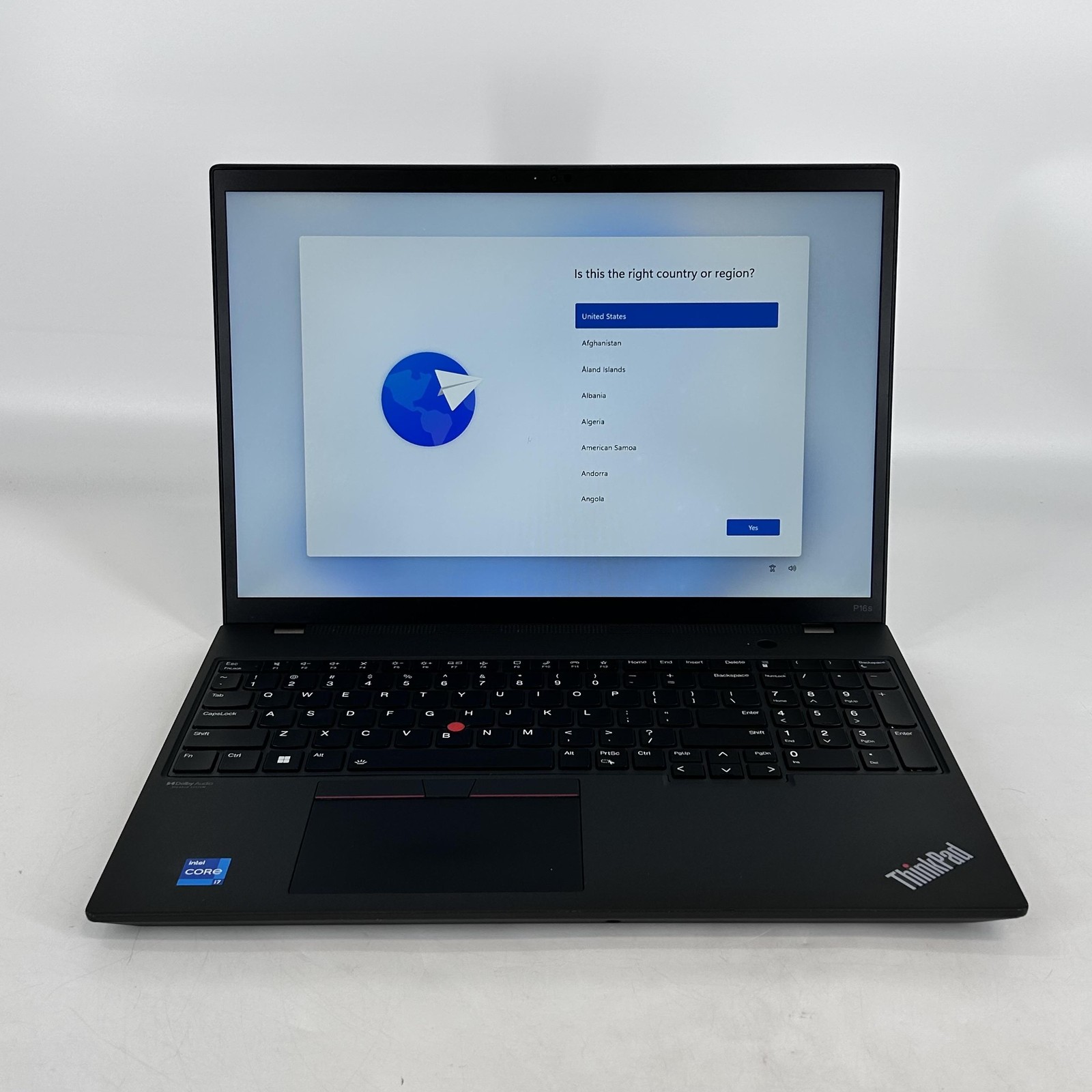 Lenovo ThinkPad P16s Gen 1 FHD+ TOUCH i7-1260P 16GB 512GB SSD T550 – LOOSE HINGE