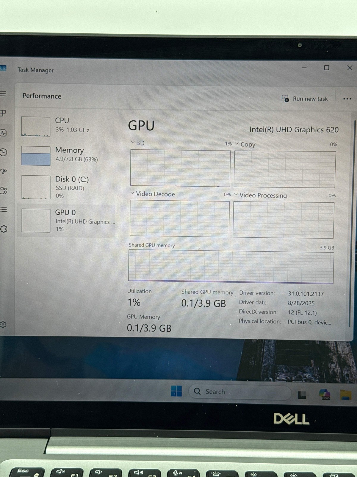 Dell Latitude 7400 Laptop 8GB RAM 256GB SSD Intel Core i5-8365U Used