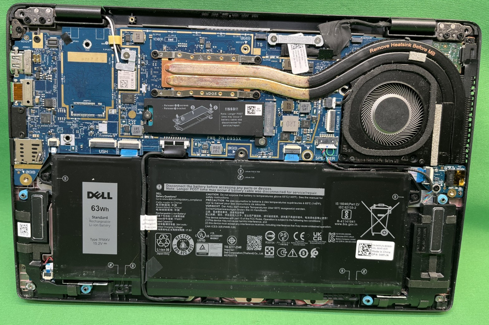*AS IS-READ* Dell Latitude 7320 Core i5-1135G7 @2.40GHz/8GB RAM/256GB SSD