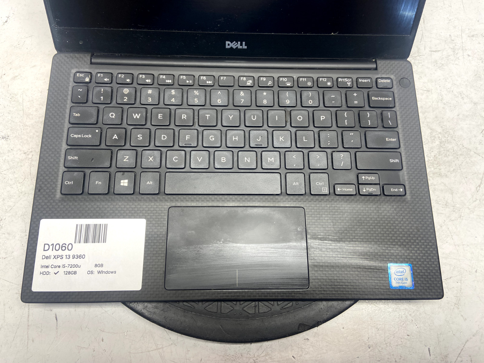 Dell XPS 13 9360 Intel Core i5-7200u 2.5GHz 8GB 128GB SSD Windows 10