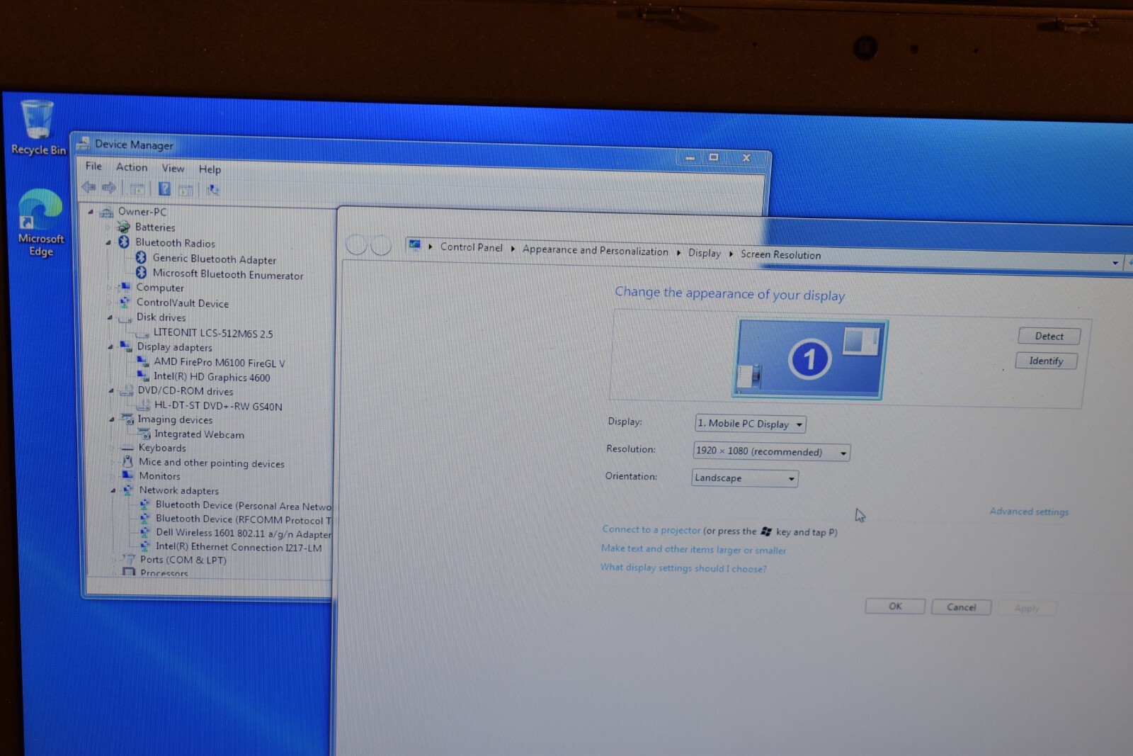Dell Precision M6800 Quad Core i7-4800QM 16GB 512GB SSD Windows 7 Pro 64-bit