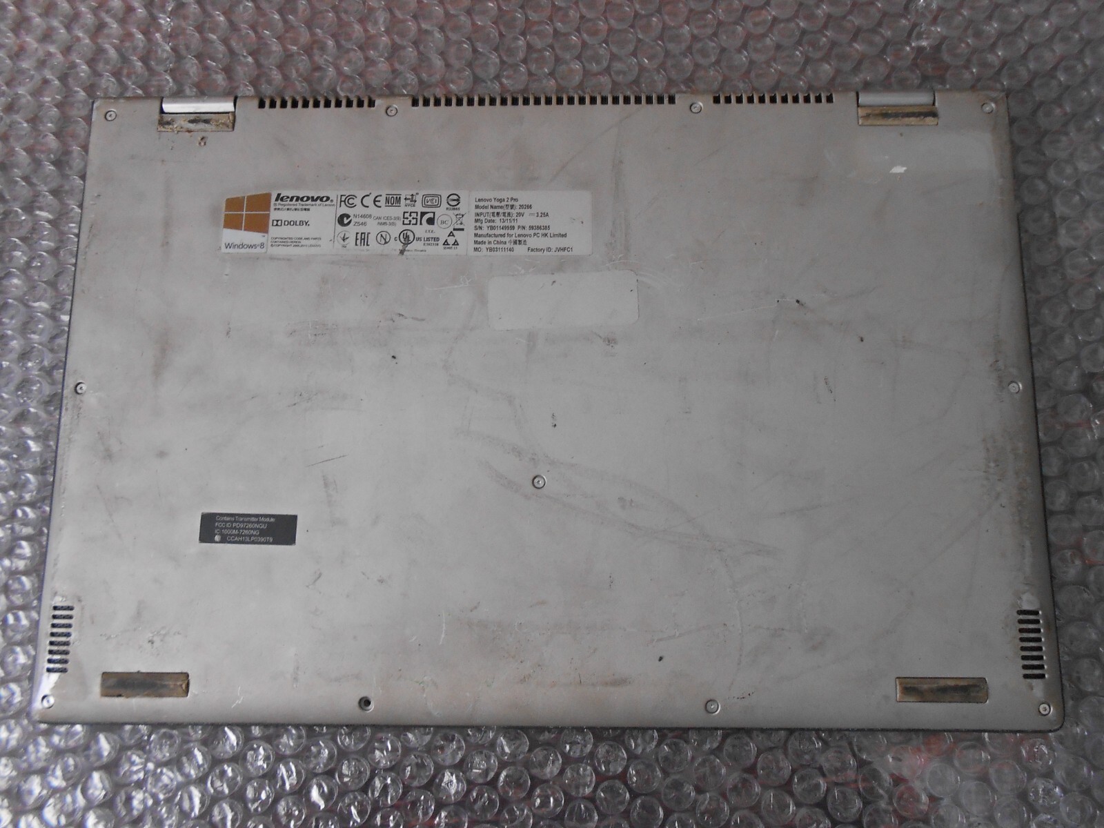 Lenovo Yoga 2 Pro 20266 i5 8GB RAM- READ DESCRIPTION