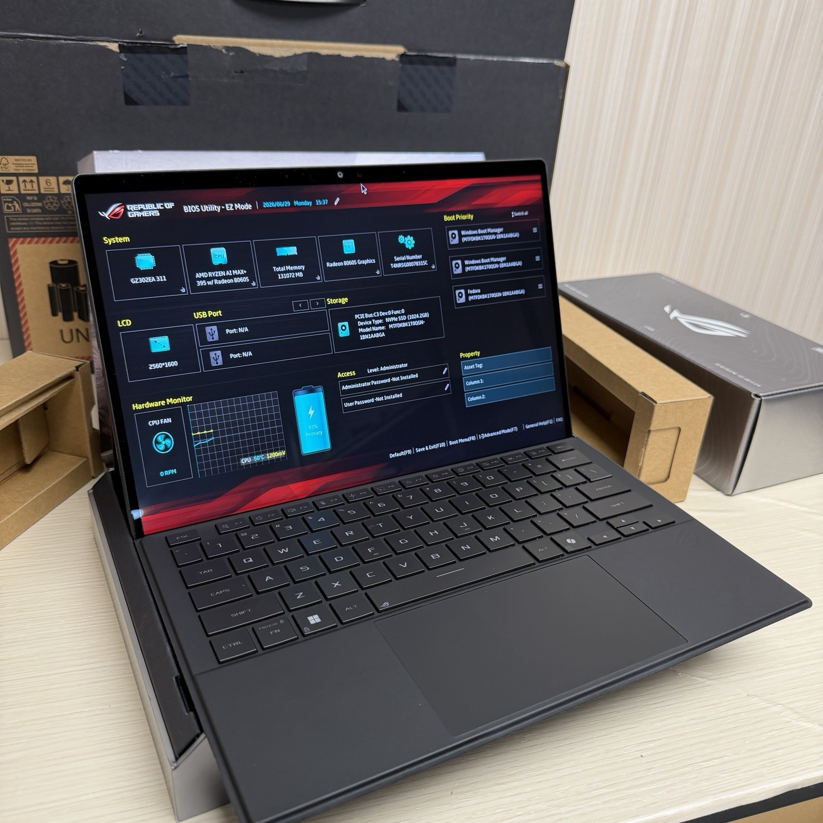 ASUS ROG Flow Z13 TOUCH 13 inch GZ302EA-XS99 128GB RAM 1TB SSD RYZEN AI MAX+ 395