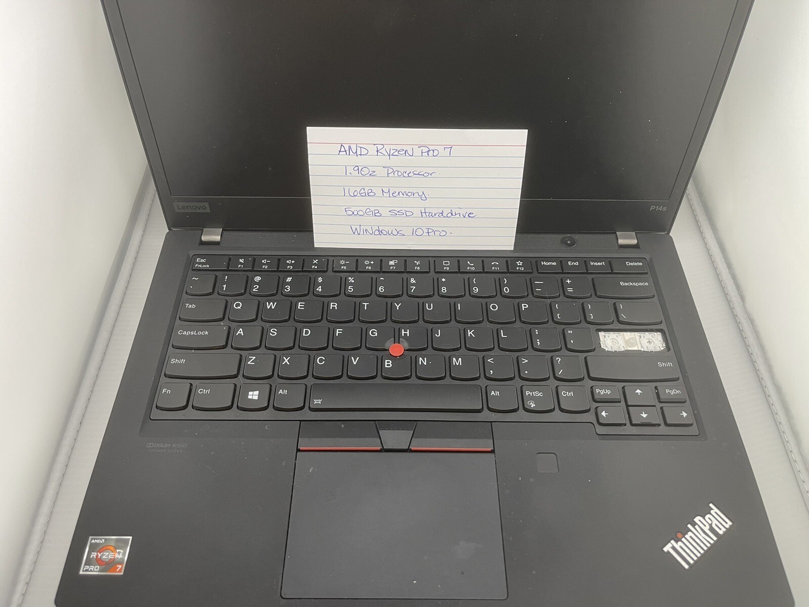 Lenovo ThinkPad P14s Gen 2i 14” (512GB SSD, AMZ RYZEN 7 Gen., 4.70 GHz,