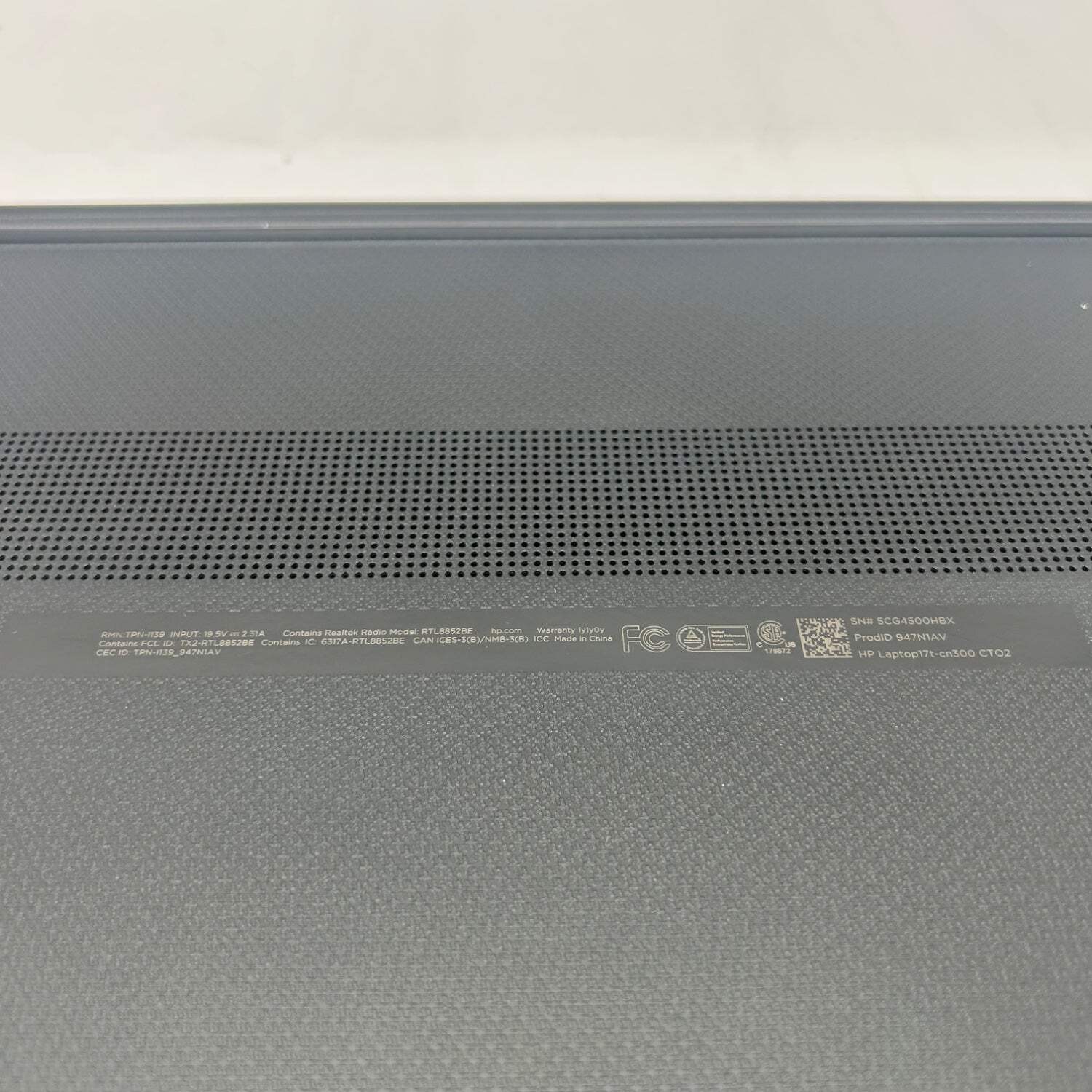 HP Laptop 17T-CN300 18″ i5-1344u 1.3GHz 12GB RAM 256GB SSD