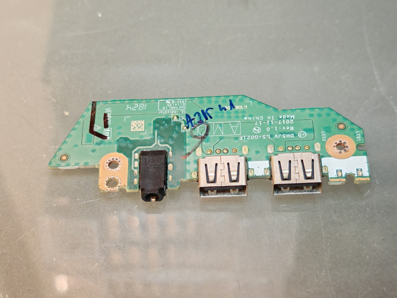 ACER A314-41 AN515-42 AN515-52 2 USB AUDIO JACK CARD LS-G021P AMD