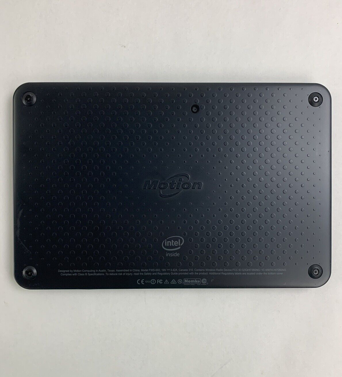 Motion CL920 Tablet PC Pentium N3540 4 GB Ram w/ Stylus No HDD No OS No Battery