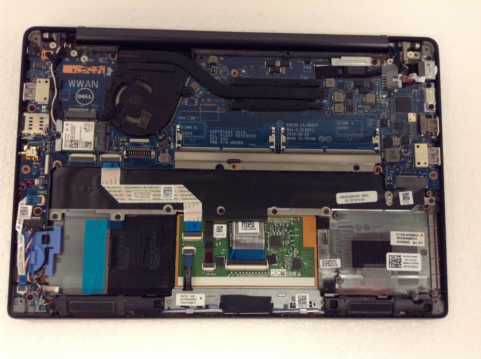 Dell Latitude 7300 i5-8365U 1.60Ghz 8Th Gen 13.3″ Laptop w/ AC Adapter, WORKING