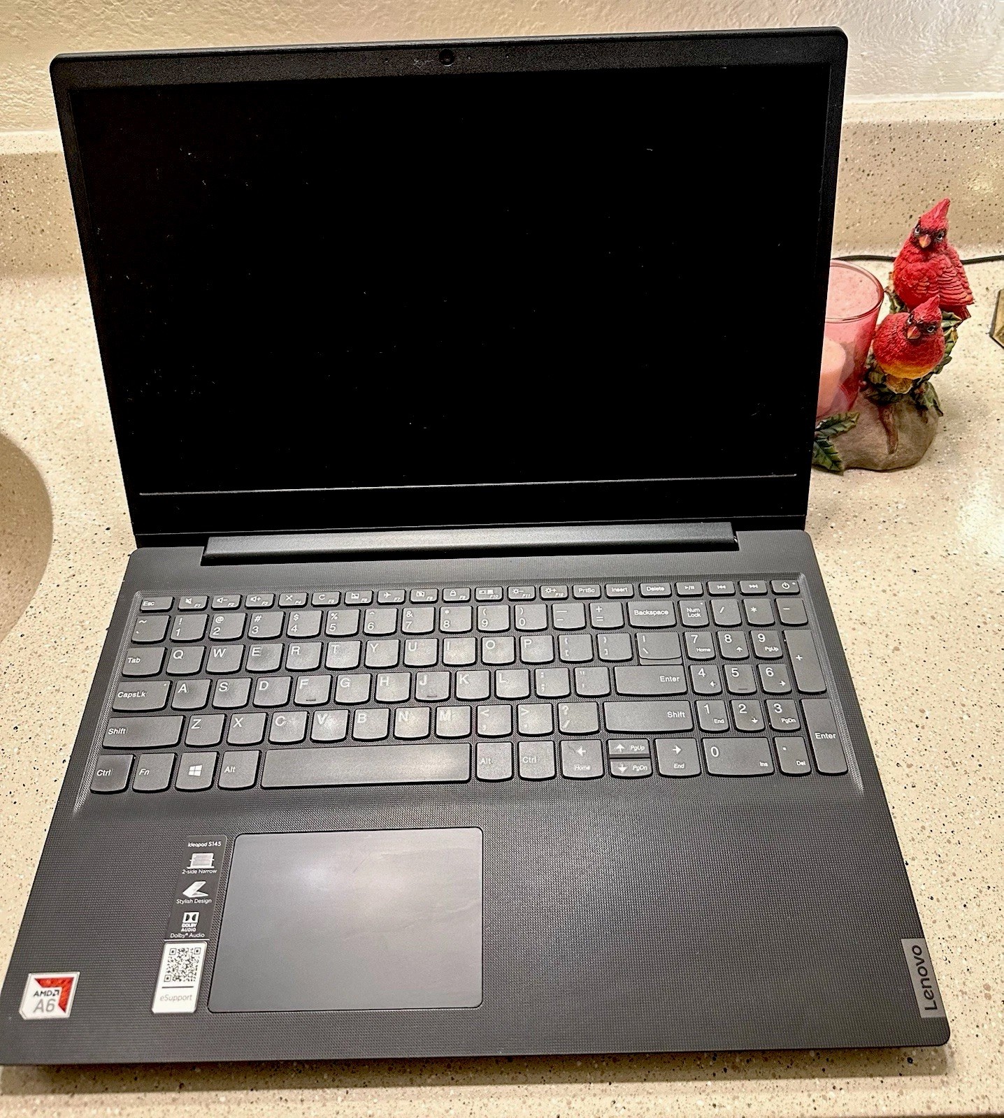 Lenovo IdeaPad S145-15AST S/N PF1V4B6H MTM81N3009BUS MFG Date 01/15/2020 15”