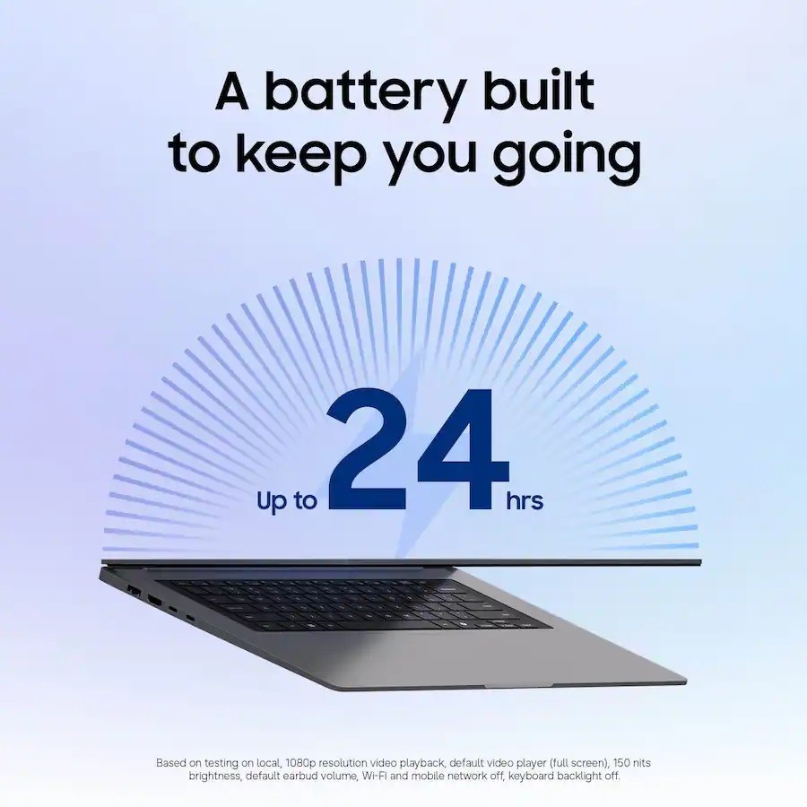 Samsung Galaxy Book6 16″ 120Hz IPS Touch Core Ultra 7-355 16G 512G Copilot+ Gray