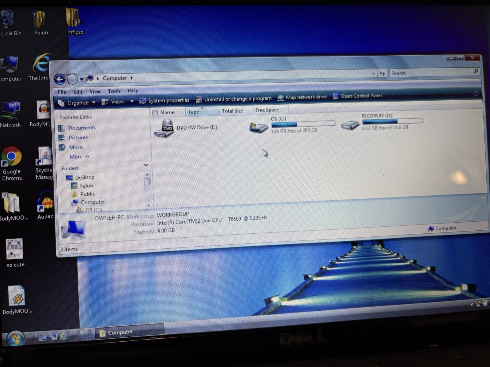 Dell Studio 1555 (PP39L) 15.6″ – Vista – 4GB RAM – DVD-RW -Good Battery