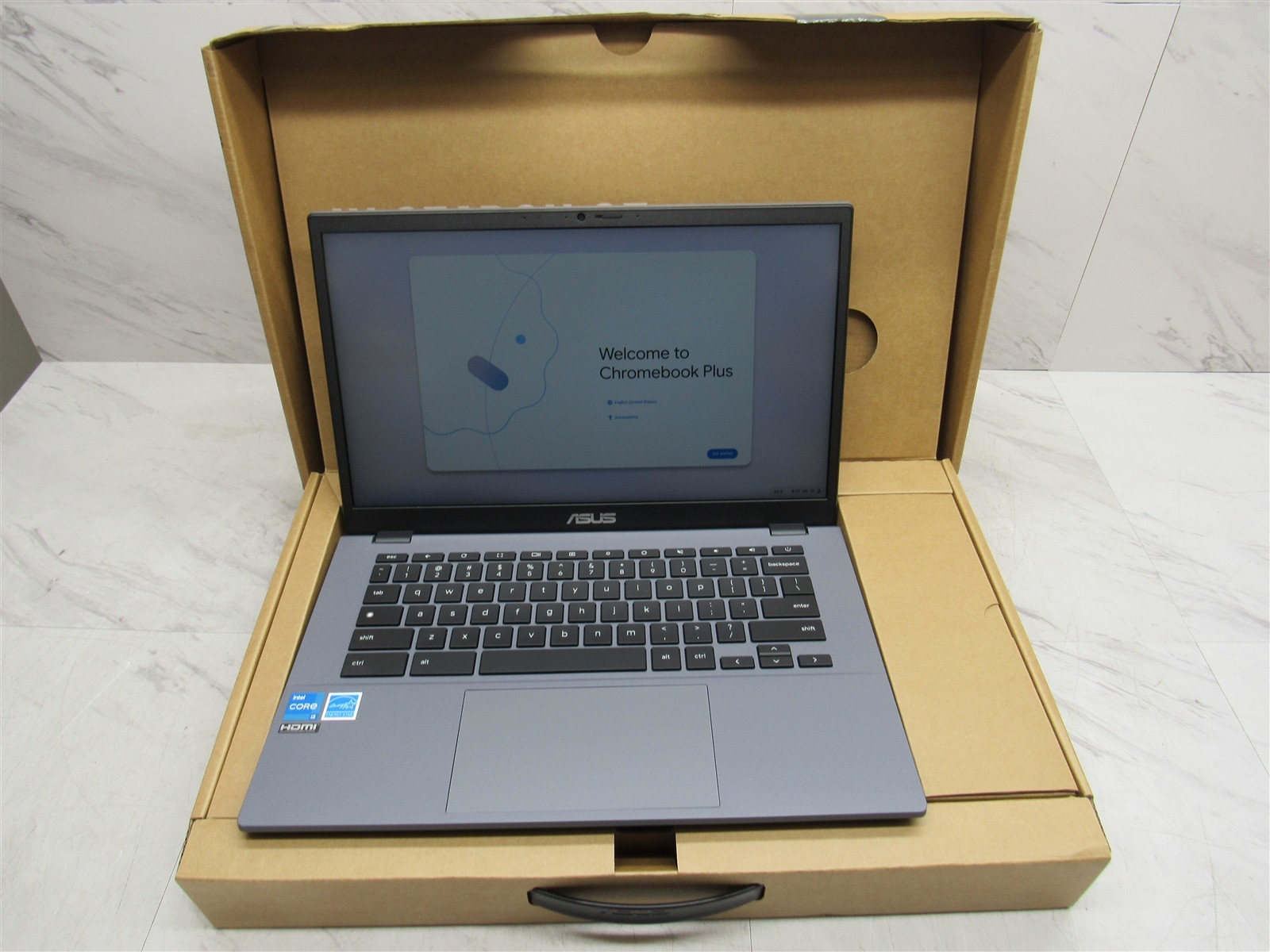 NEW ASUS Chromebook Plus CX3402 14″ Intel i3-1215U 8GB DDR5 128GB SSD ChromeOS