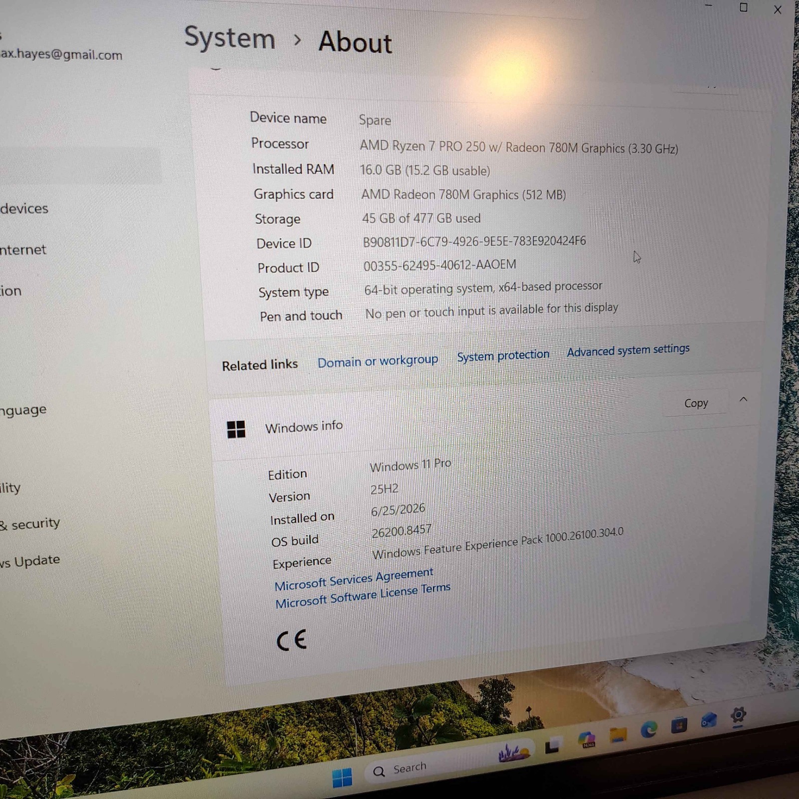 Dell Pro 16 Plus PB16255 16″ FHD+ AMD Ryzen 5 PRO 230 16GB RAM 512GB SSD WIN11P