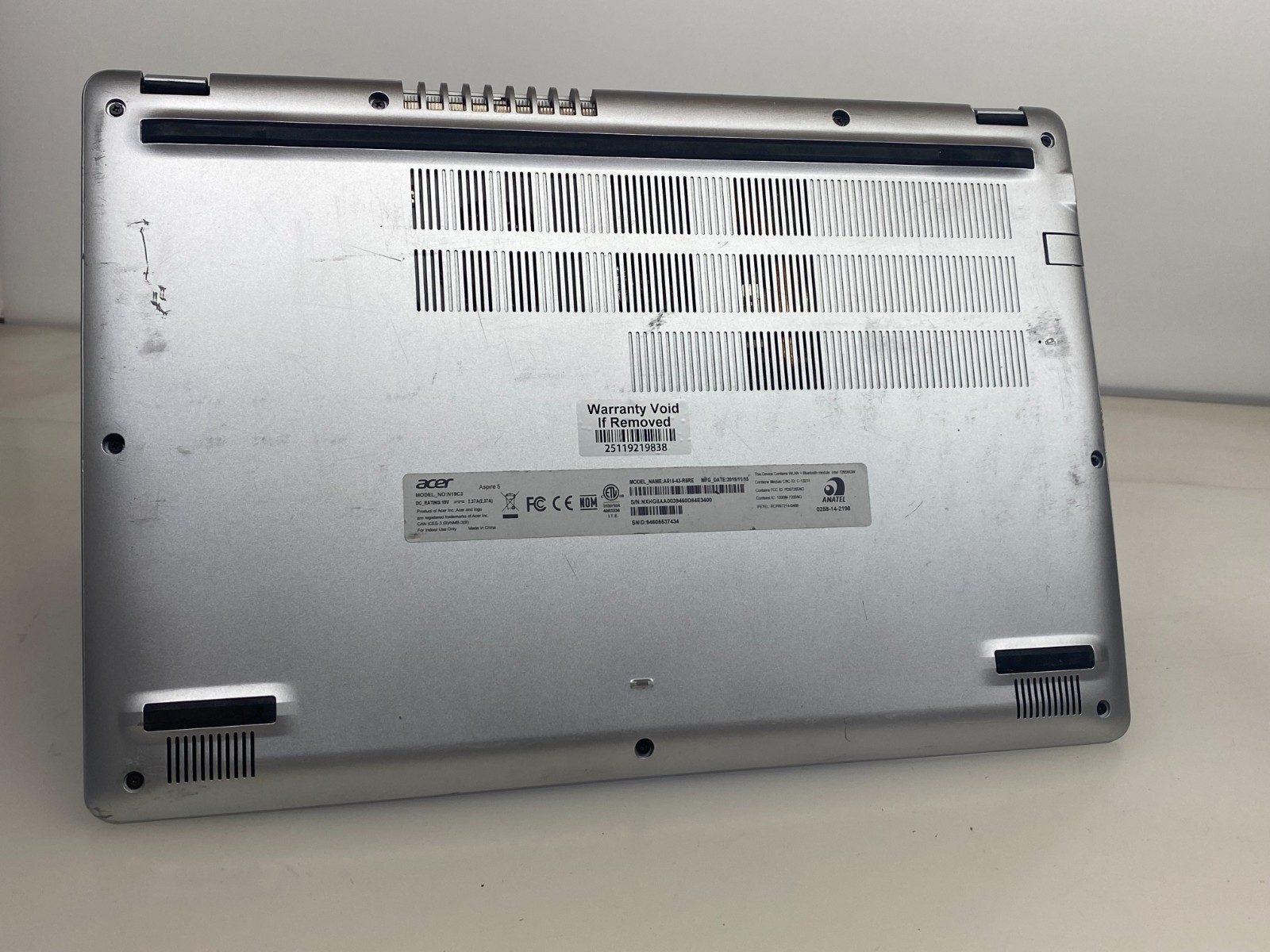 Acer Aspire 5 15.6″ A515-43 AMD Ryzen 5 5500U @ 2.10GHz 512GB NVMe 8GB RAM W11H