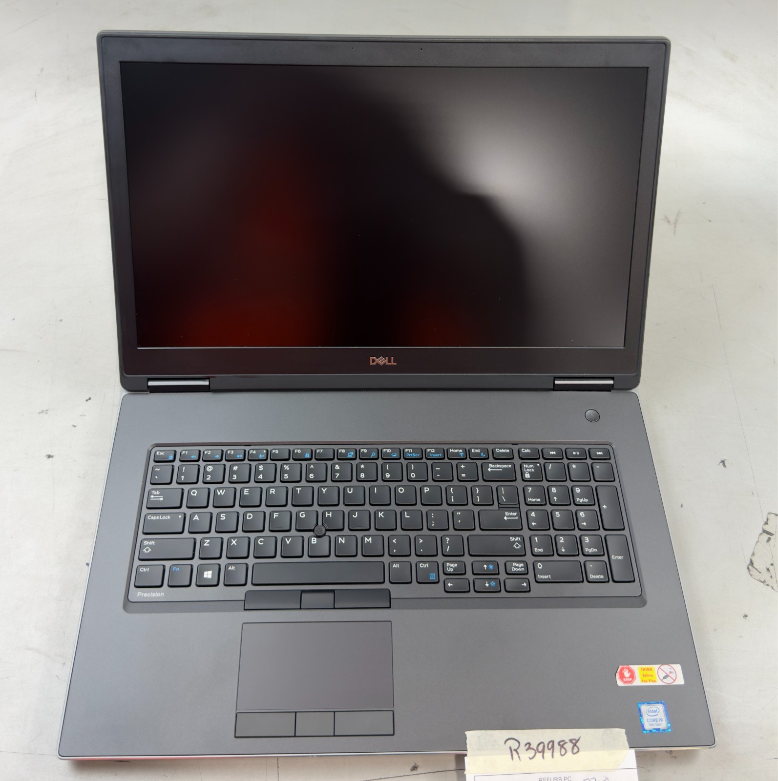 (Lot of 3) Dell Precision 7740 i9-9980HK RTX 3000 / NO SSD -RL6134