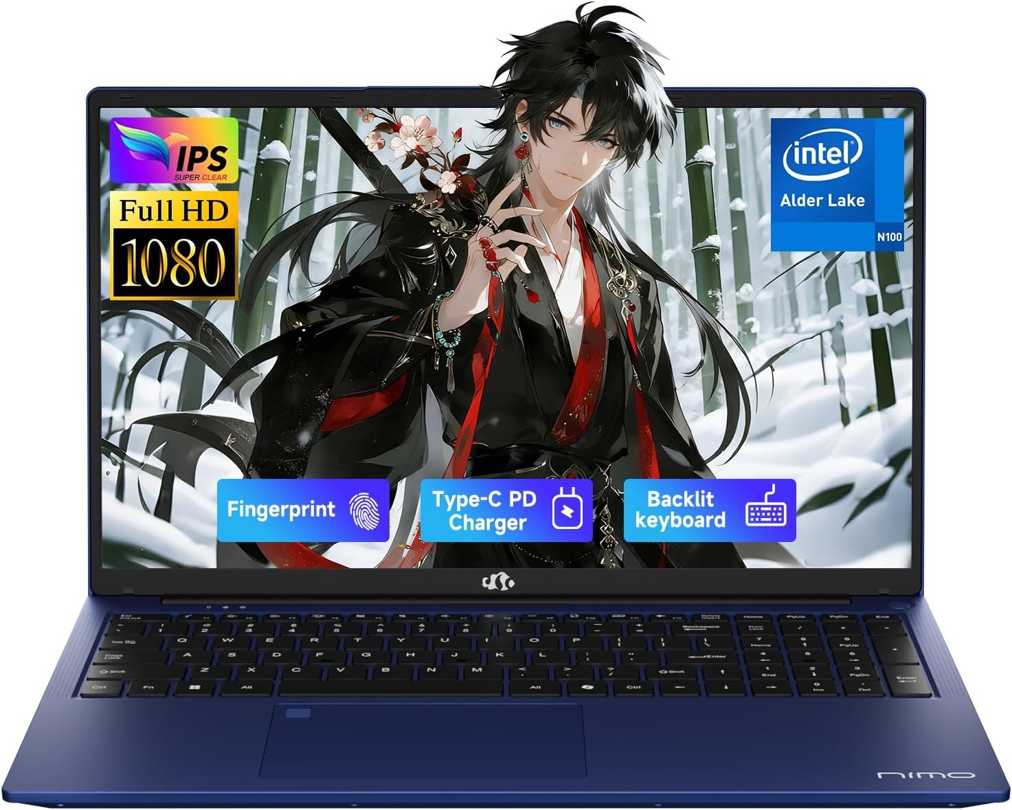 NIMO 17.3″ FHD IPS Student Laptop 16GB RAM 256GB SSD Pentium 4 Cores N100