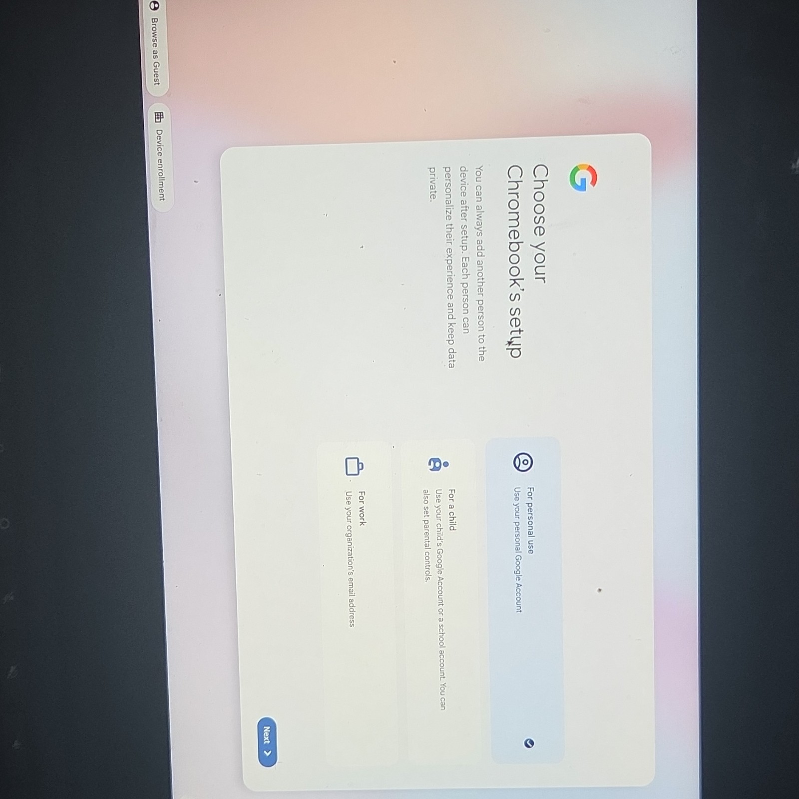 Lenovo Chromebook 11.6″ Laptop MediaTek Kompanio 520 4GB RAM Dark Blue Chrome OS