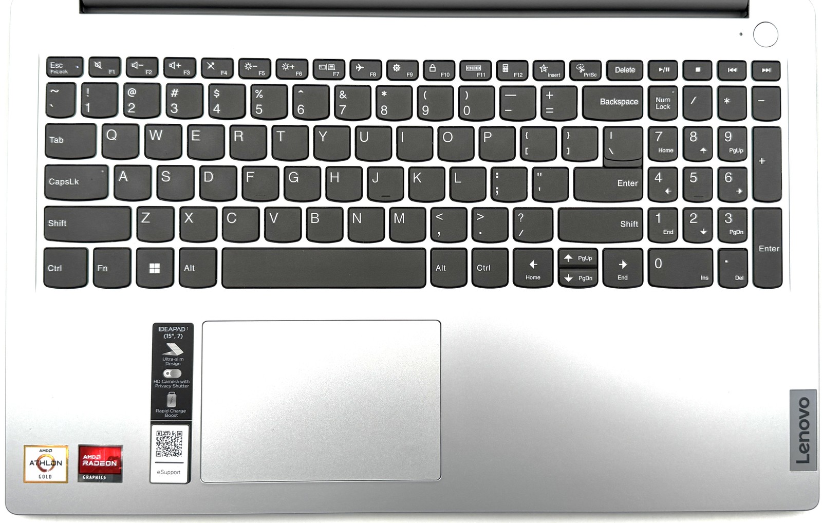 Lenovo IdeaPad 1 – 15.6″ FHD – AMD 7220U – 4GB RAM – 125GB NVME SSD – Silver
