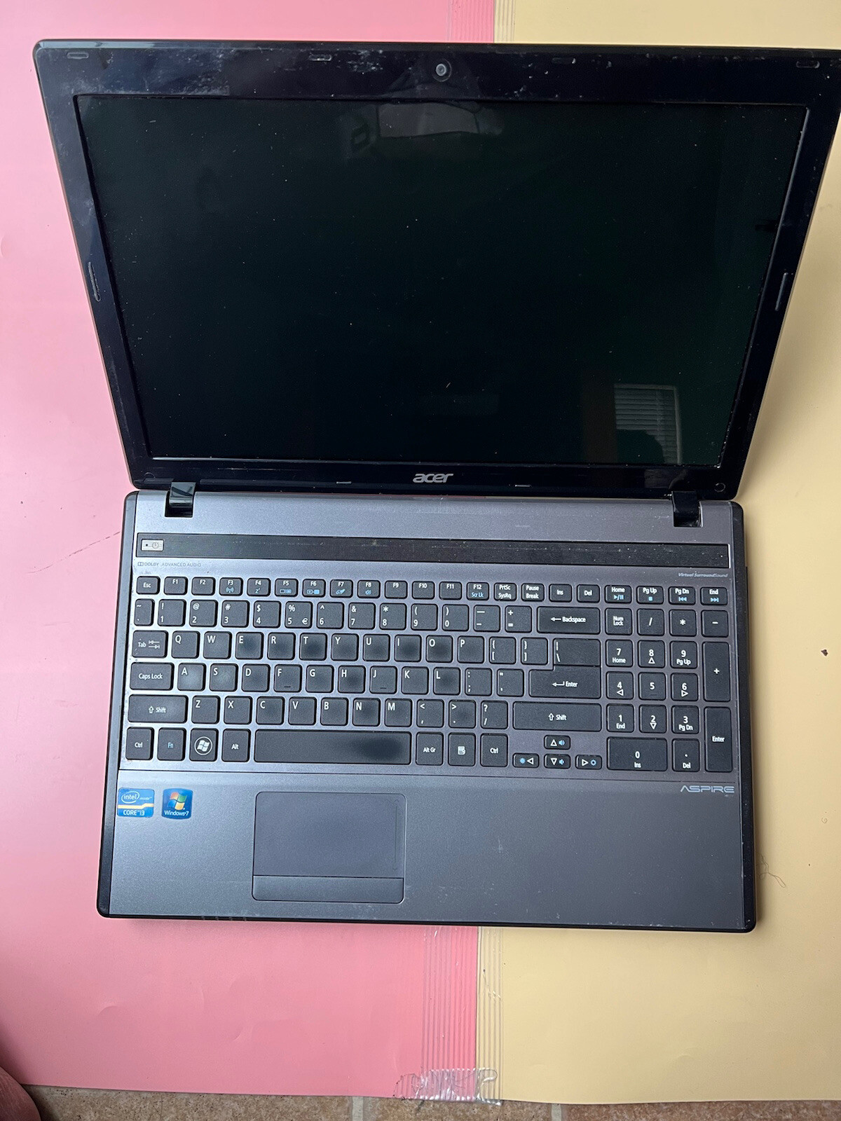Acer Aspire 5755 Intel Core i3-2330 2GB RAM 0GB HDD PARTS OR REPAIRS
