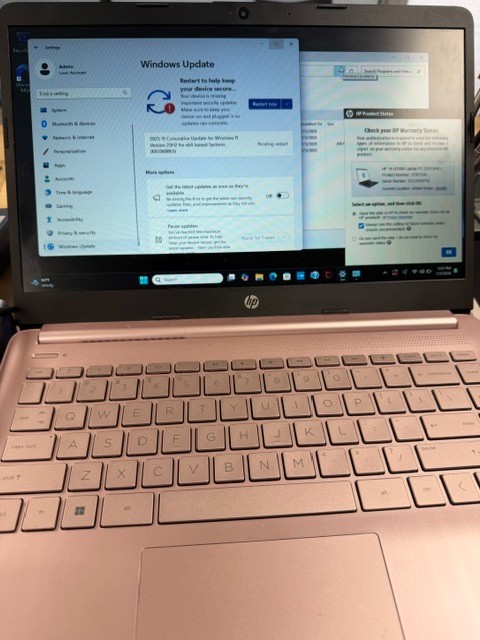HP Laptop 14-cf2xxx 14″ Pink – 4GB RAM 64GB – Good Condition – NO CHARGER