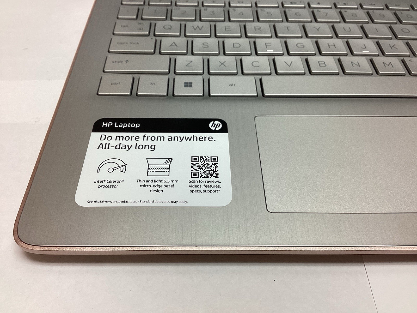 HP Laptop 14-DQ0762DX 14″ Intel Celeron N4120 128GB – Rose Gold