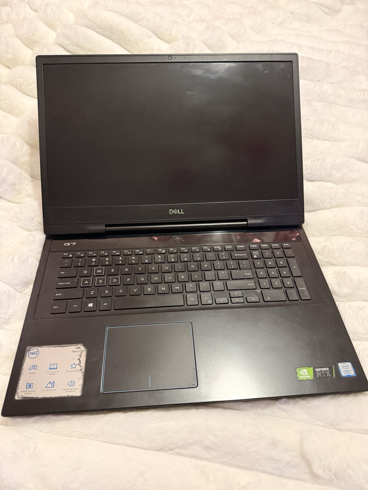 Dell G7 7790 Gaming Laptop, i7 9750H 2.6GHz, RTX 2060 17 inch LCD 1TB+ 256GB