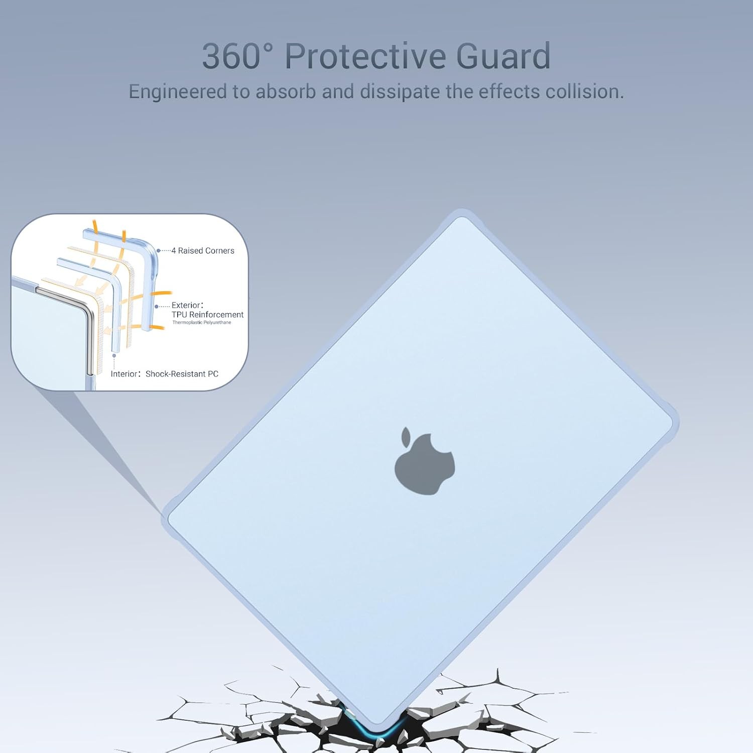 Compatible with MacBook Air 13 inch Case M5 M4 M3 M2 2026-2022 A3449 A3240 A3113