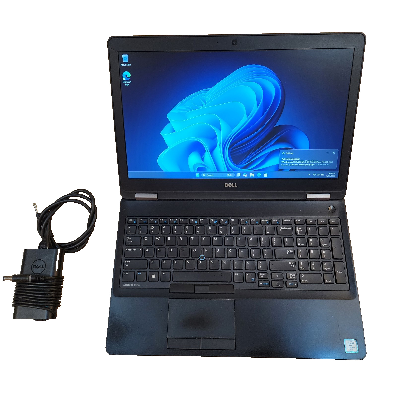 DELL LATITUDE E5570 15.6″ QUAD-CORE I5-6440HQ 256GB SSD 16GB RAM HDMI WIN11
