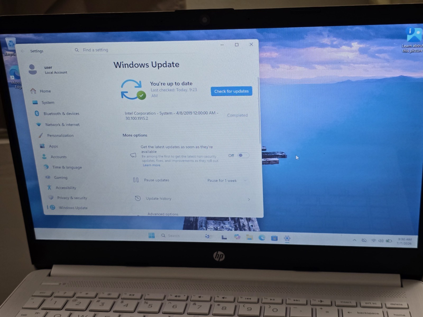 HP 14-dq0052dx Laptop 14″ N4120 4GB RAM 64GB eMMC Win 11 Home With Charger