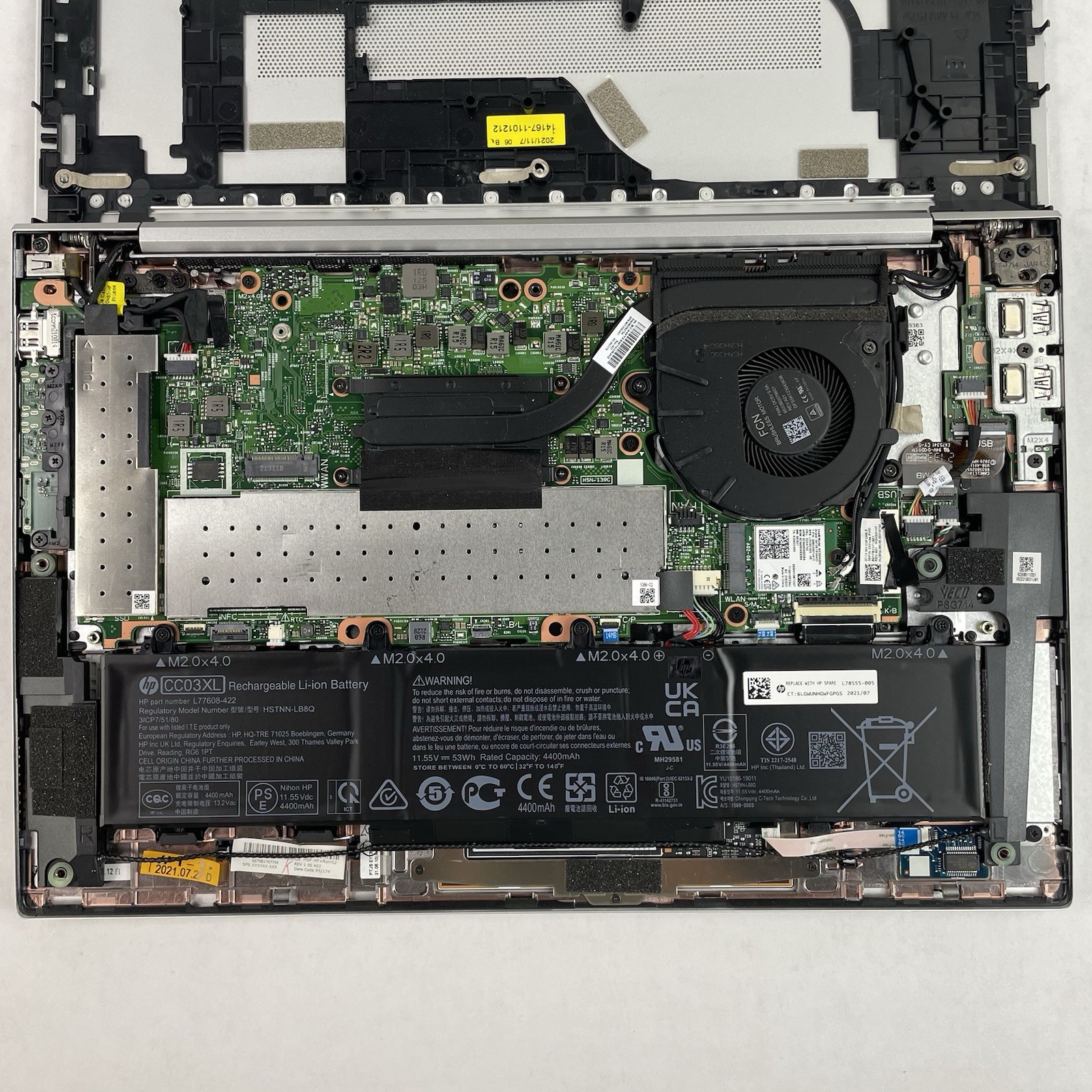 HP MT46 14″ AMD Ryzen 3 Pro 4450U 2.50 GHz 8 GB RAM No SSD/OS/AC