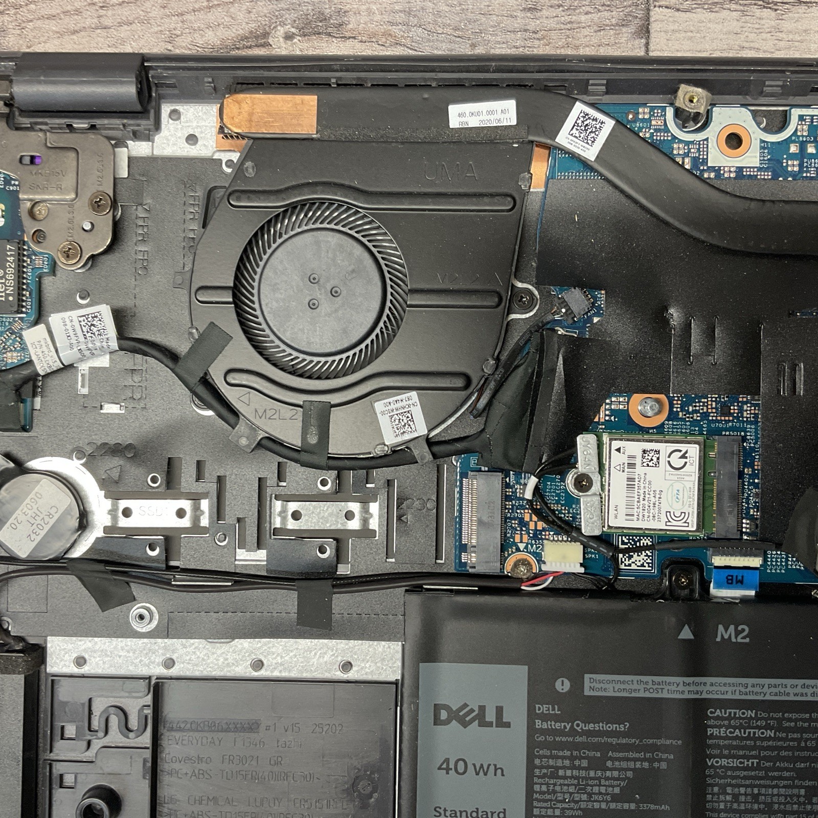 Dell Vostro 15 5501 / i5 10th Gen / BIOS Unlocked / No RAM / No SSD / C5