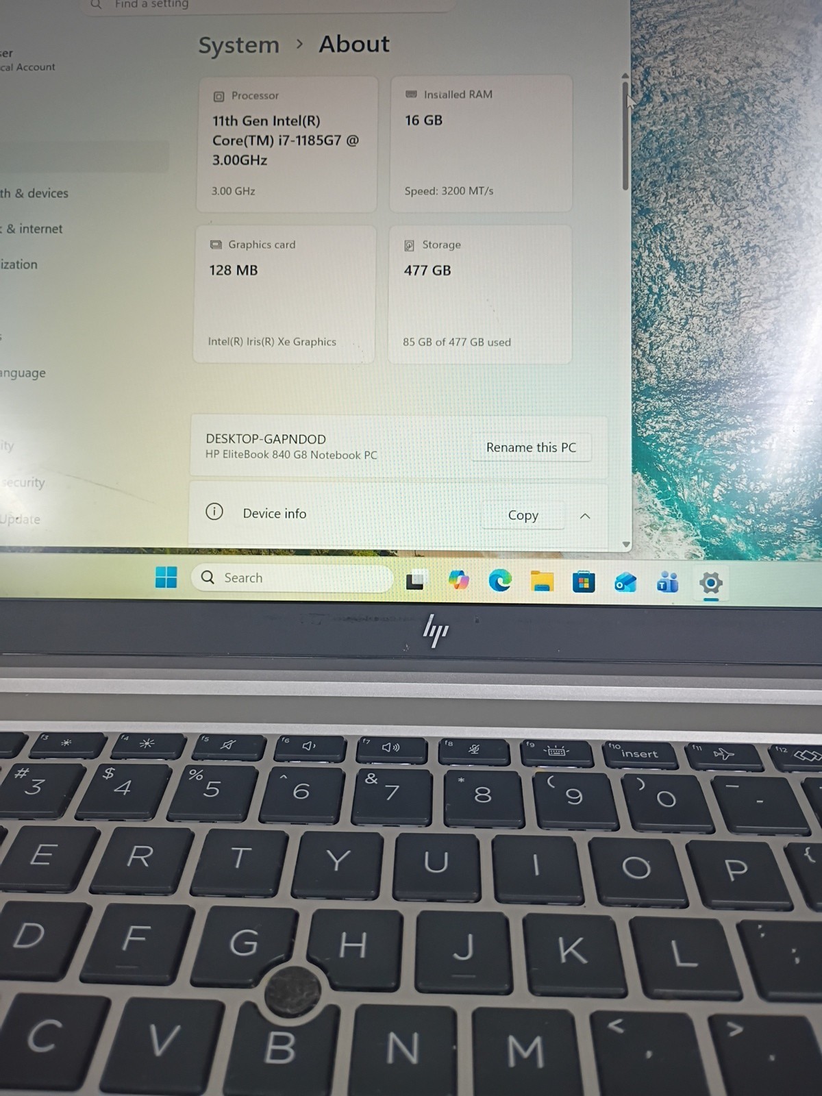 HP Elitebook 840 G8 Notebook PC