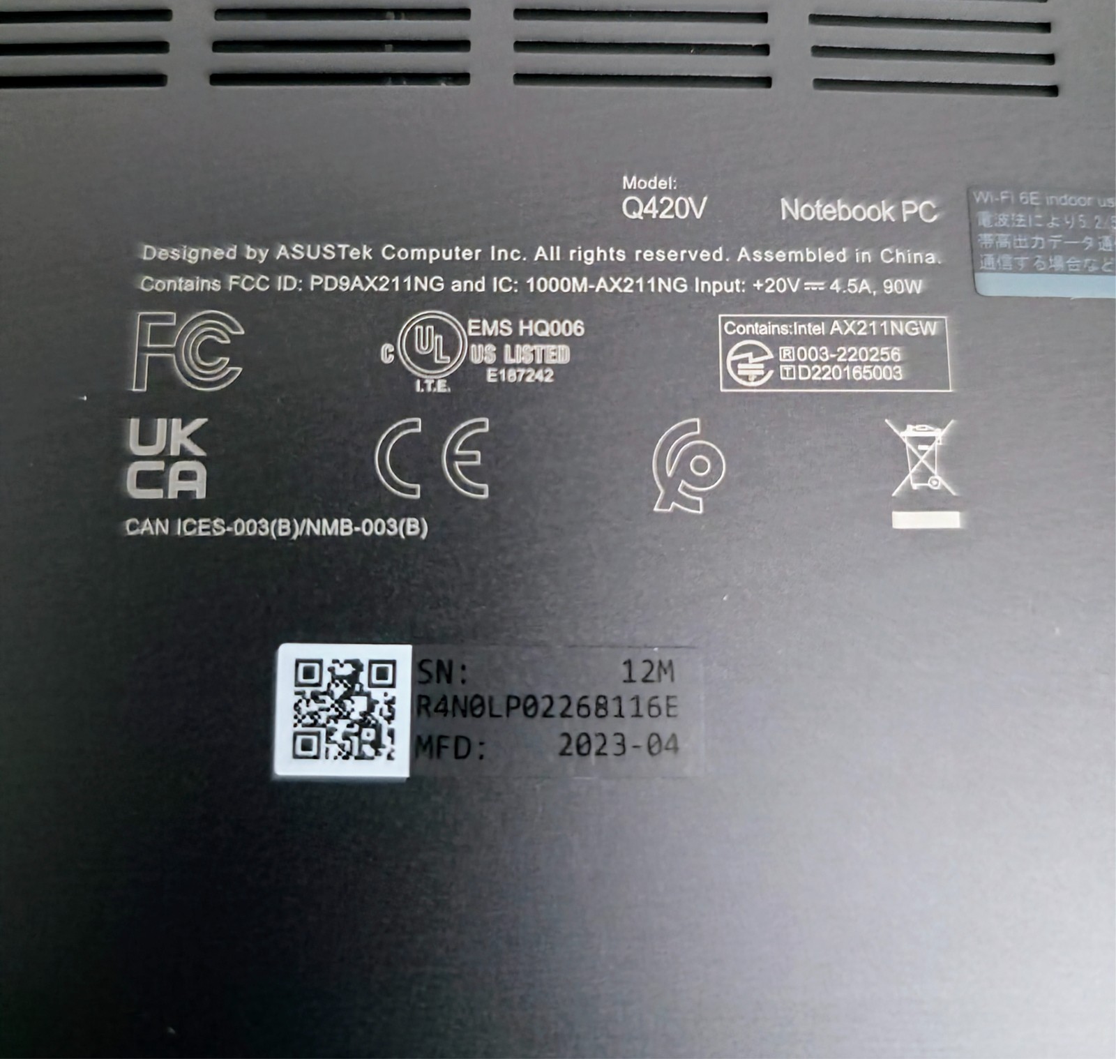 ASUS Zenbook 14X OLED Q420V 14.5″ Touch i7-13700H 16GB 512GB Laptop + Solo Bag