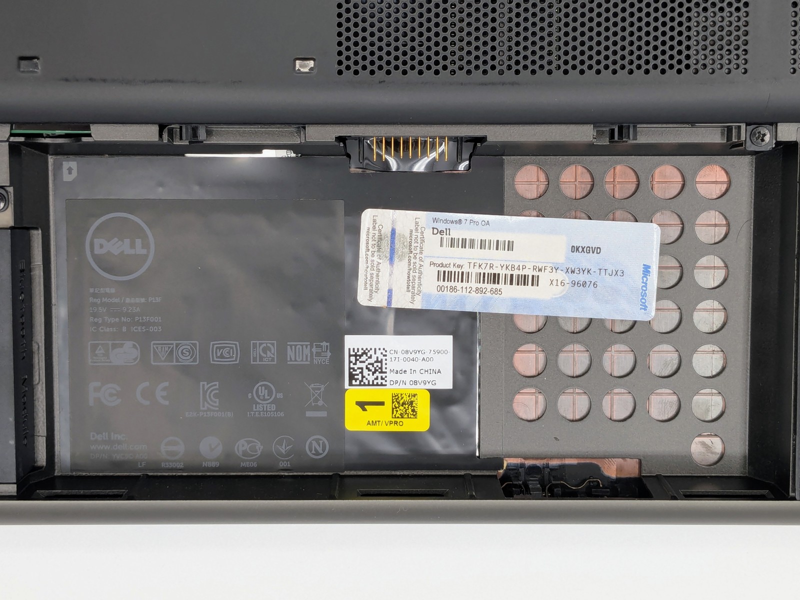 Dell Precision M4600 15″ I7-2820QM GF108GLM DVD Motherboard *READ*
