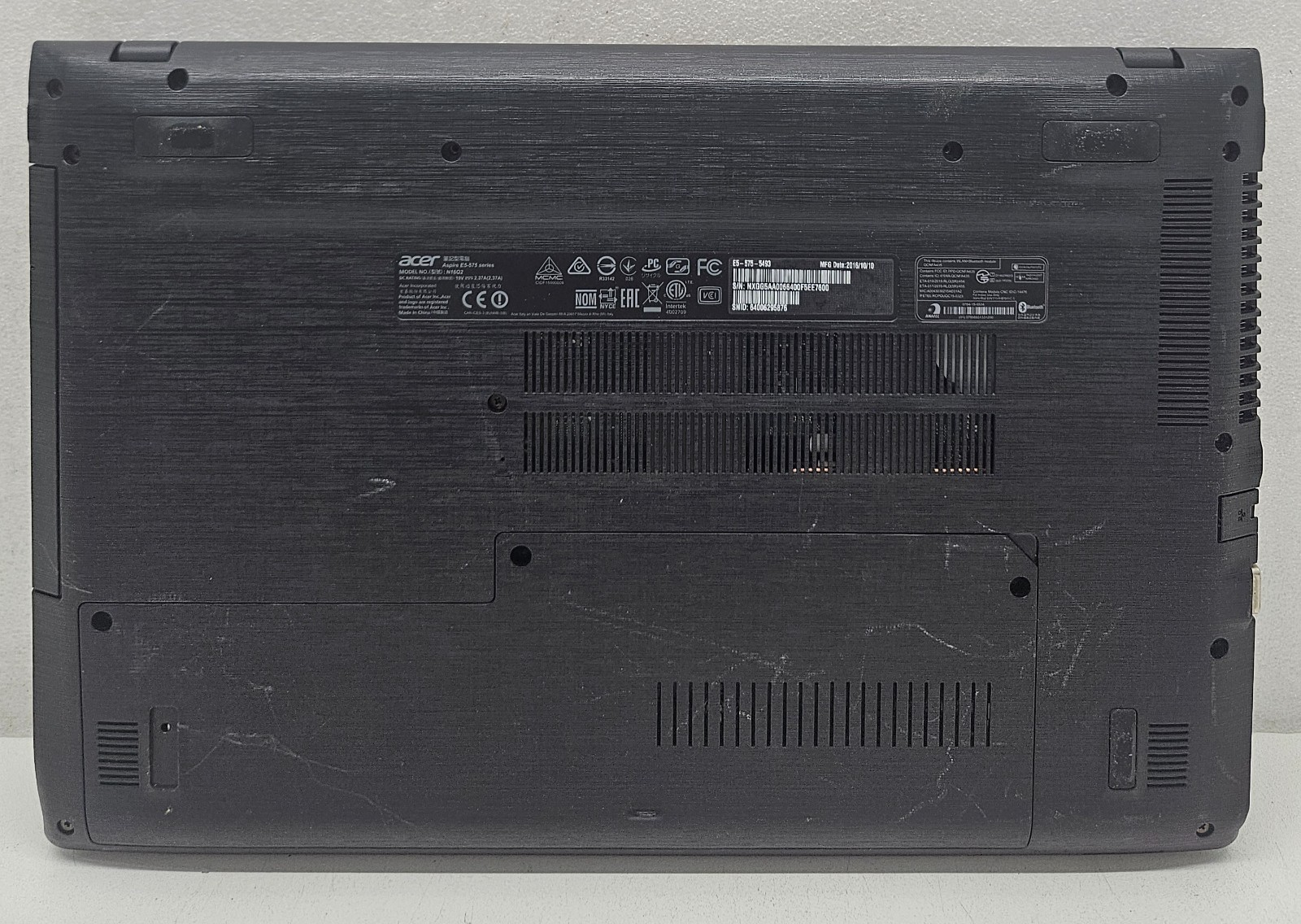 Acer Aspire E 15 E5-575-5493 Laptop Intel Core i5-7200U NO RAM/HD/OS/POWER (FL)