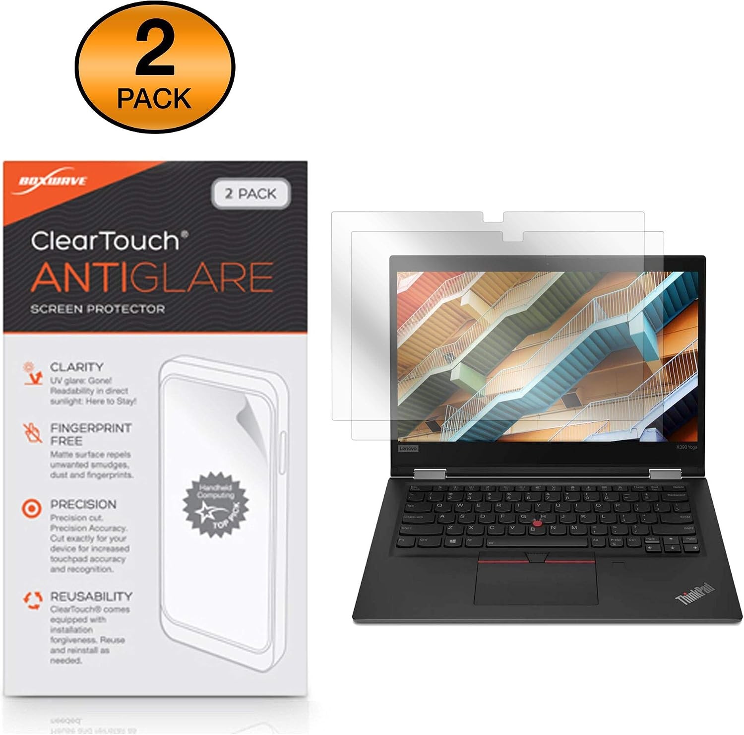 Screen Protector Compatible with Lenovo ThinkPad X390 Yoga (13.3 in) – Anti-Glar