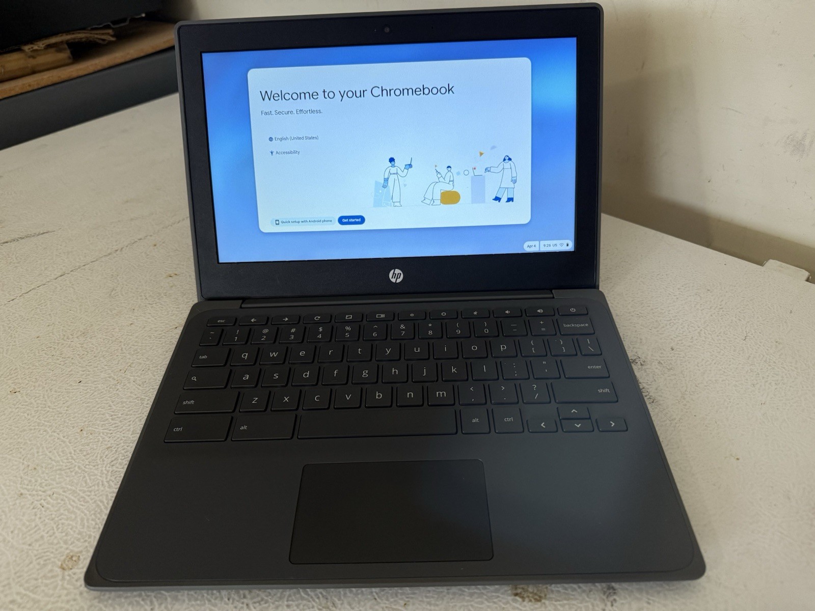 HP Chromebook 11a G8 EE 11″ 4GB 32GB SSD Wi-Fi Chrome OS Black Laptop