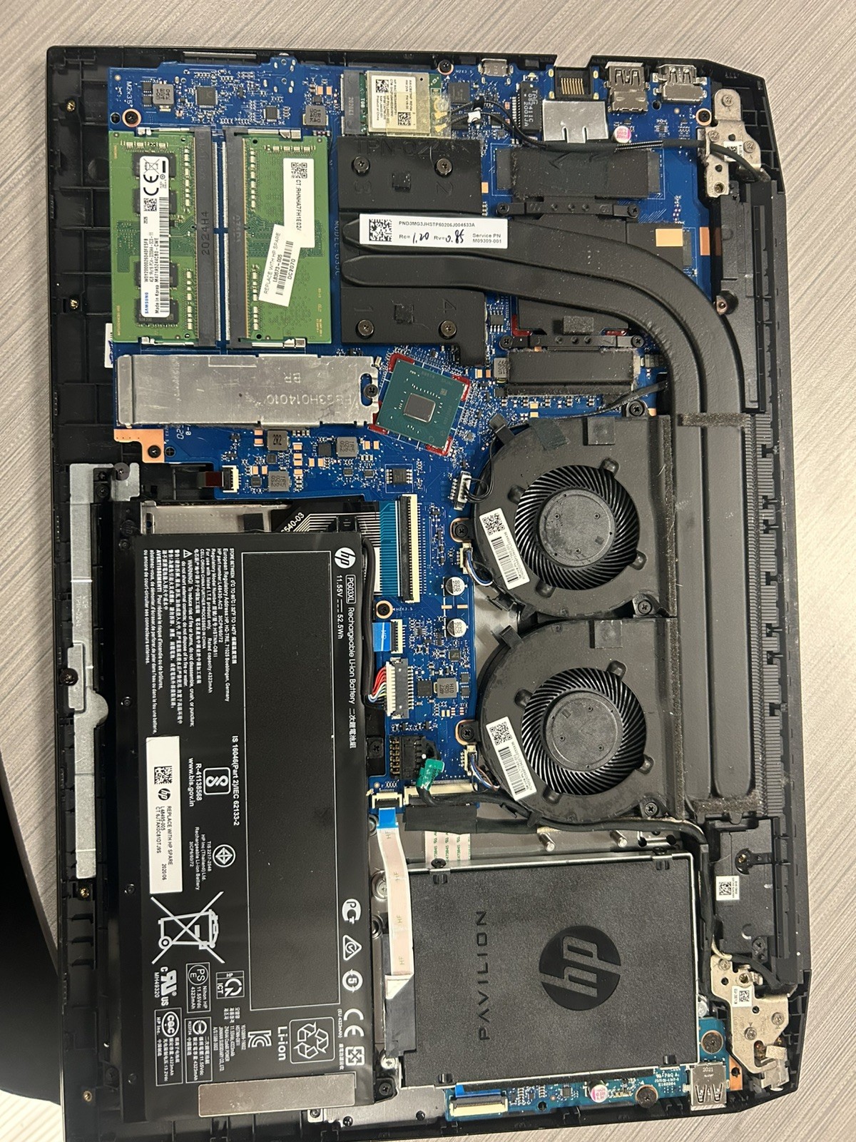 HP Pavilion 15.6in 480GB, Intel Core i5 10th Gen, 2.40GHz, 8GB, NVIDIA 1660TI