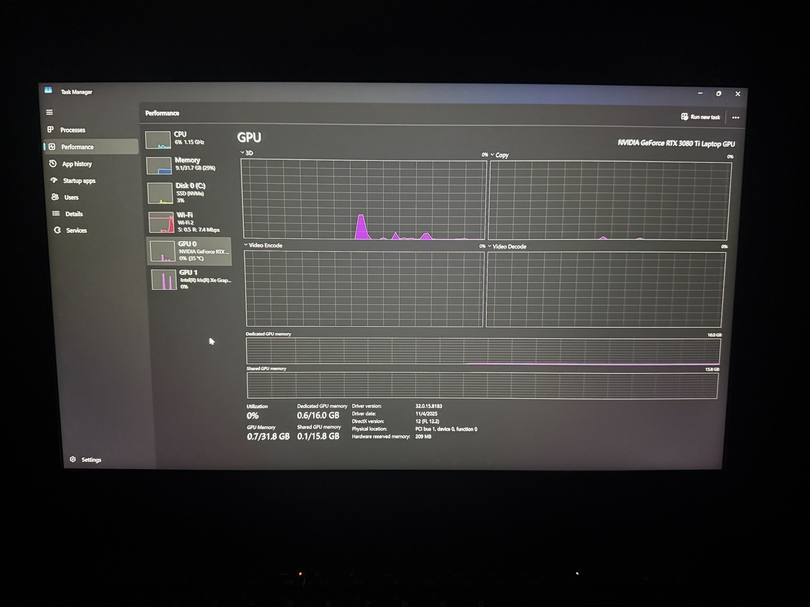 HP OMEN 17 Gaming Laptop Intel Core i9 RTX 3080 Ti 32GB RAM 1TB SSD Windows 11
