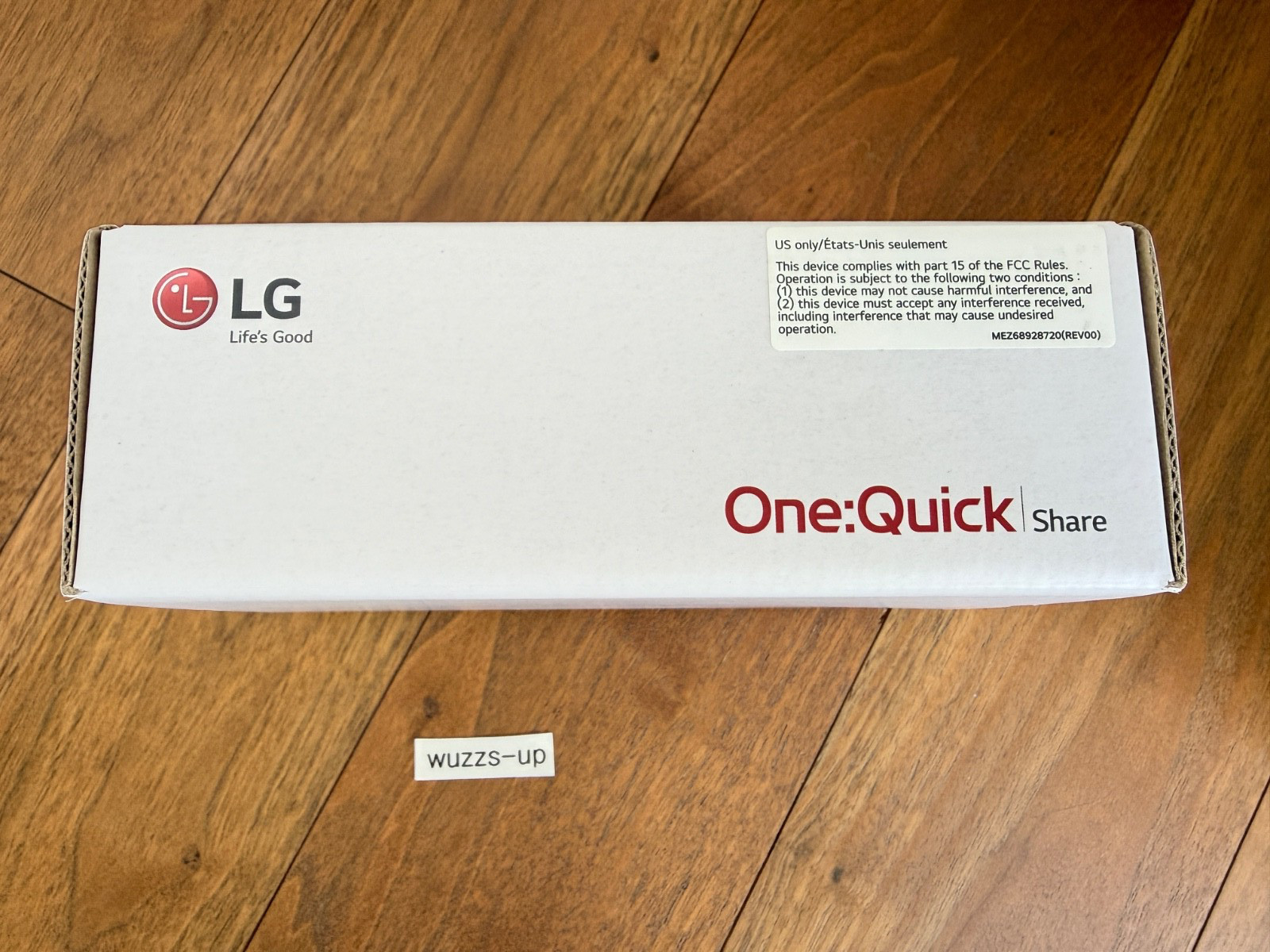 LG One:Quick Share Wireless Presentation Solution For LG Displays SC-00DA
