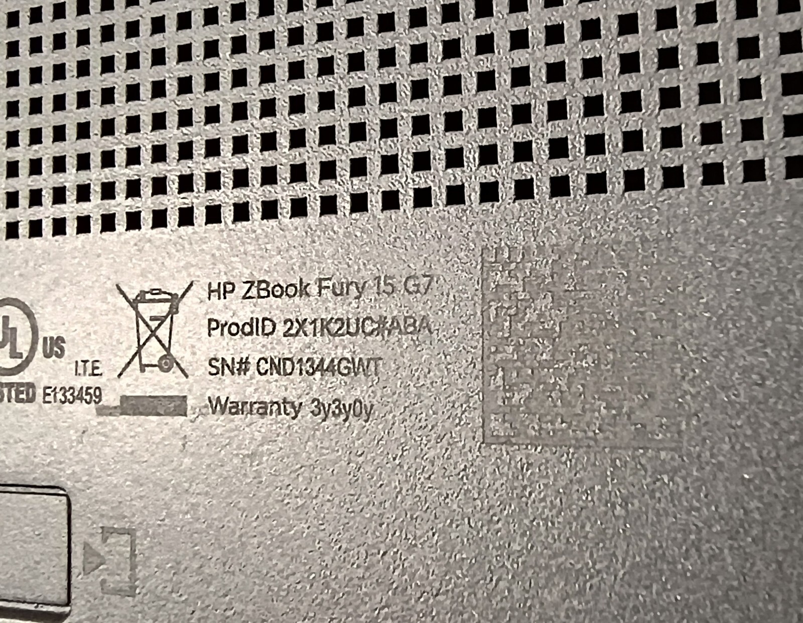 HP ZBook Fury 15 G7 15.6*2.7 GHz i7-10850H 16GB 512GB SSD Quadro T1000 Max-Q*VGC